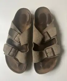 Birkenstock Arizona Suede Leather Sandals 41
