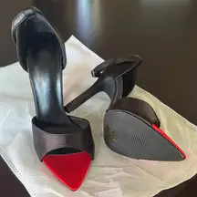 Elegant Black and Red Women's Heels size 35