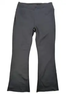 HALARA Black Flare Leggings Pants High Waist Pockets Activewear Women's Size M