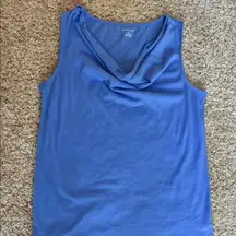 blue flattering tank top from Lands End