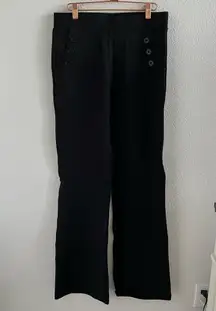 Betabrand Black Work Career Office Business Casual Yoga Pants W1341-BLK Medium