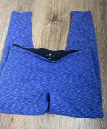 Tuff Athletics size Large Women's Blue and White‎ Striped Athletic Pants