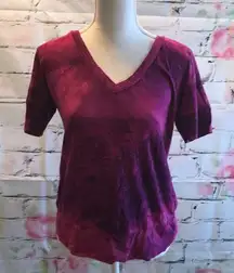 Xersion 3/4 tie dye athletic top