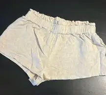 Paper crane linen blend shorts
