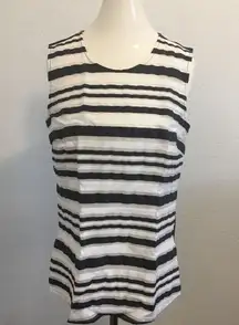 Van Heusen Women’s Stripes Tank blouse Size Large