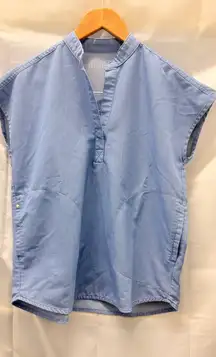 FIGS Scrub Set Rafaela Top & Zamora Jogger Limited Edition Heather Indigo XXS