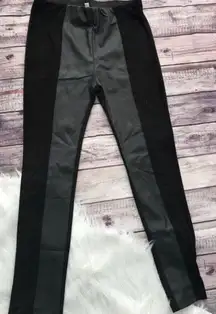 Black Leather Leggings