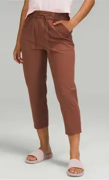 Lululemon Stretch High Rise Crop 23' Capri Pants Rust Ancient Copper 8