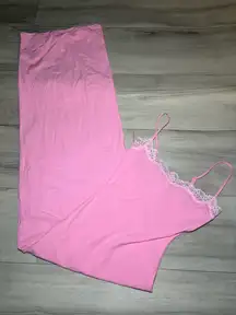 Skims fits everybody lace slip  long dress