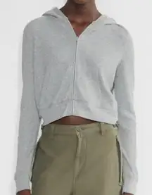 TNA Waffle Knit Zip Hoodie