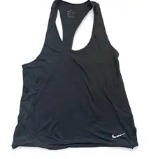 Nike Women’s Dri-Fit Medium Top Black Athletic Tank