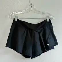 [Mountain Hardwear] Women’s Black Double Lined Shorts- Size Medium