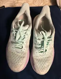 Hoka Women's Mint and Lavender Athletic Shoes