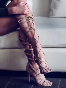CAGED GLADIATOR HEELS