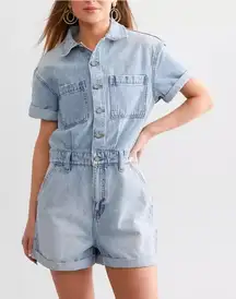 Hidden LA Dylan Denim Romper Size S