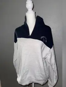 Garage Fleece Half Zip Sweater XS Navy Blue NWOT