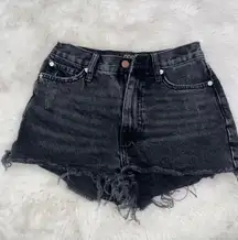 Black Denim shorts