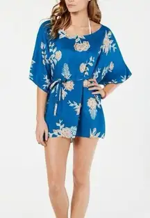 Roxy Floral Print Tie Waist Swimsuit Cover-up