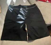 Black Burberry golf skirt