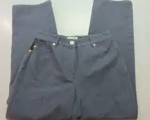 St. John Sport blue 5 pocket pants sz 6