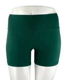 Aritzia TnAction Women's Green High Rise Activewear Yoga Athletic Biker Shorts L