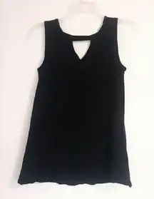 Joseph A. Black Cutout Tank Top