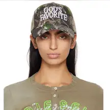 PRAYING SSENSE Exclusive Khaki 'God's Favorite' Real Tree Cap