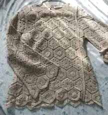 Crochet Long Sleeve Top NWT