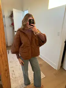 Amazon brown puffer vest