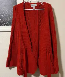 Jessica London Poncho Cover Up Cardigan Women Size 1X Knit