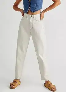 Free People THRILLS Sabina Jeans High Rise Straight Tapered Ankle Womens 2 New