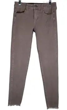 American Eagle Women Mauve 360 Super Stretch Skinny Aeo Sateen Jegging Jean # 4R