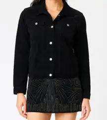 Black Corduroy Jacket Women's Vintage 90s 2000s Y2K 2000s Grunge Retro Large