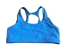 Uniquely Lorna Jane Blue Sports Bra Activewear Athleisure Size Medium Women's