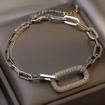 🎉🎉🎉3 for 12$🎉🎉🎉Elegant Silver Chain Bracelet