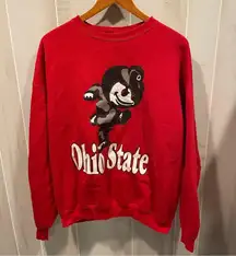 Vintage 90s soft cozy oversized OSU Buckeyes The Ohio State brutus sweatshirt