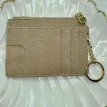 Khaki Card Keychain Wallet
