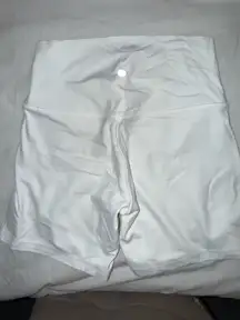 Lululemon Align White Biker Shorts 