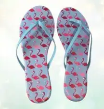 Lauren Conrad Brand New Without Box Ladies Flamingo flip flop sandals size 9M