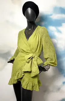 Tularosa mini wrap dress