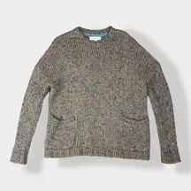 Anthropologie If it Were me Wool Mohair blend Crewneck‎ Sweater Size S