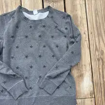 amazon essentials | size xl | star pattern | french terry fleece crewneck