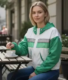 NWOT Free People Summer Breeze Sweat Hoodies Windbreaker Jacket