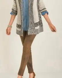 Chicos Brown Leather Pants