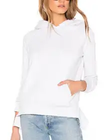 Frank & Eileen Tee Lab White Hoodie Pullover Drawstring Kangaroo Pocket  Small