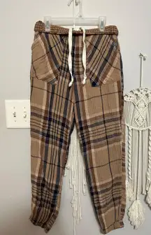 Plaid Pj Joggers