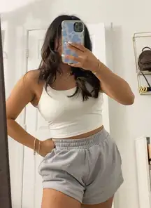 White Activewear Top