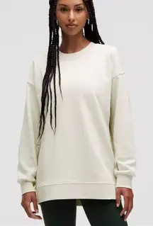 Lululemon Perfectly Oversized Crewneck Sweatshirt Bone Women’s 6