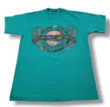 1990s Vintage  Shirt Size Medium Great Smoky Mountains Graphic Unisex T-shirt