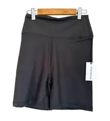 WeWoreWhat Black Bike Biker Shorts Size Medium M Athletic Active Workout 6"